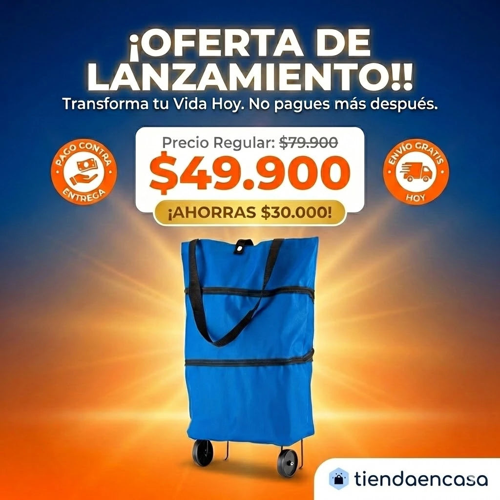 Bolsa De Mercado Plegable