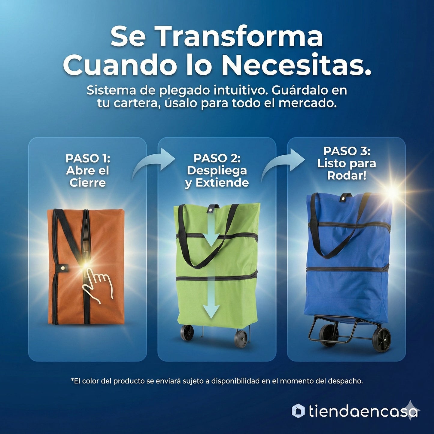 Bolsa De Mercado Plegable