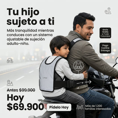 Chaleco de seguridad - SafeRider Kids®