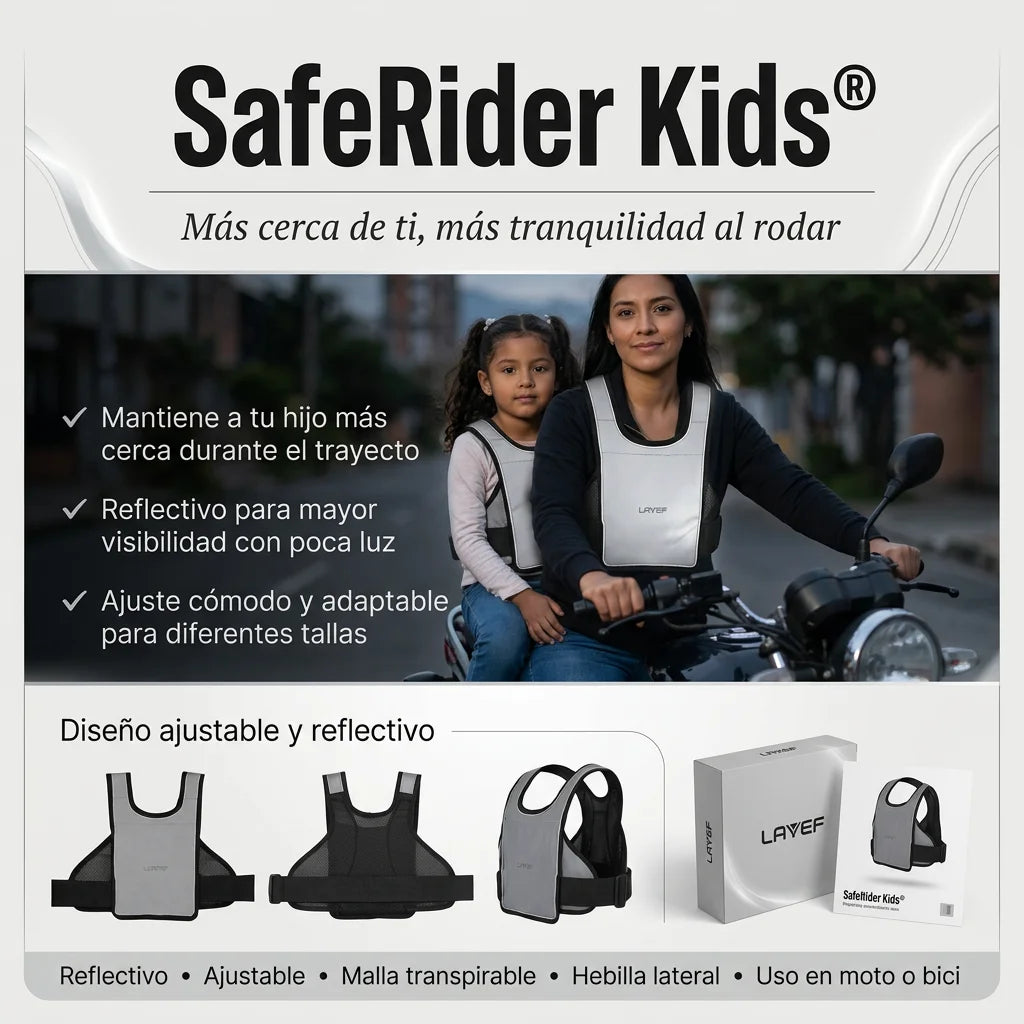 Chaleco de seguridad - SafeRider Kids®